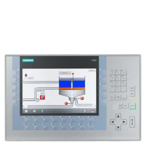 Front view of the Siemens 6AG1124-1JC01-4AX0 HMI panel with conformal coating