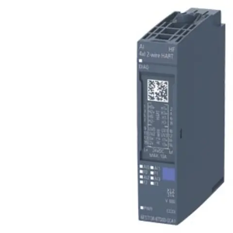 Front view of Siemens 6AG1134-6TD00-2CA1 SIPLUS analog input module with conformal coating