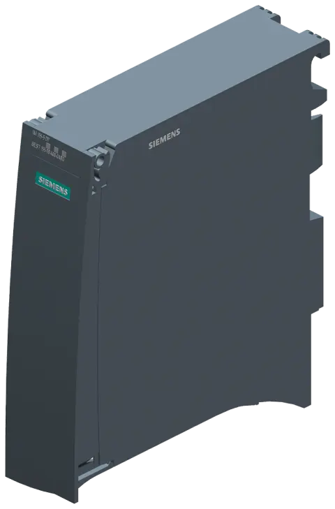 Front view of Siemens 6AG1155-5BA00-2AB0 SIPLUS IM155-5 DP module