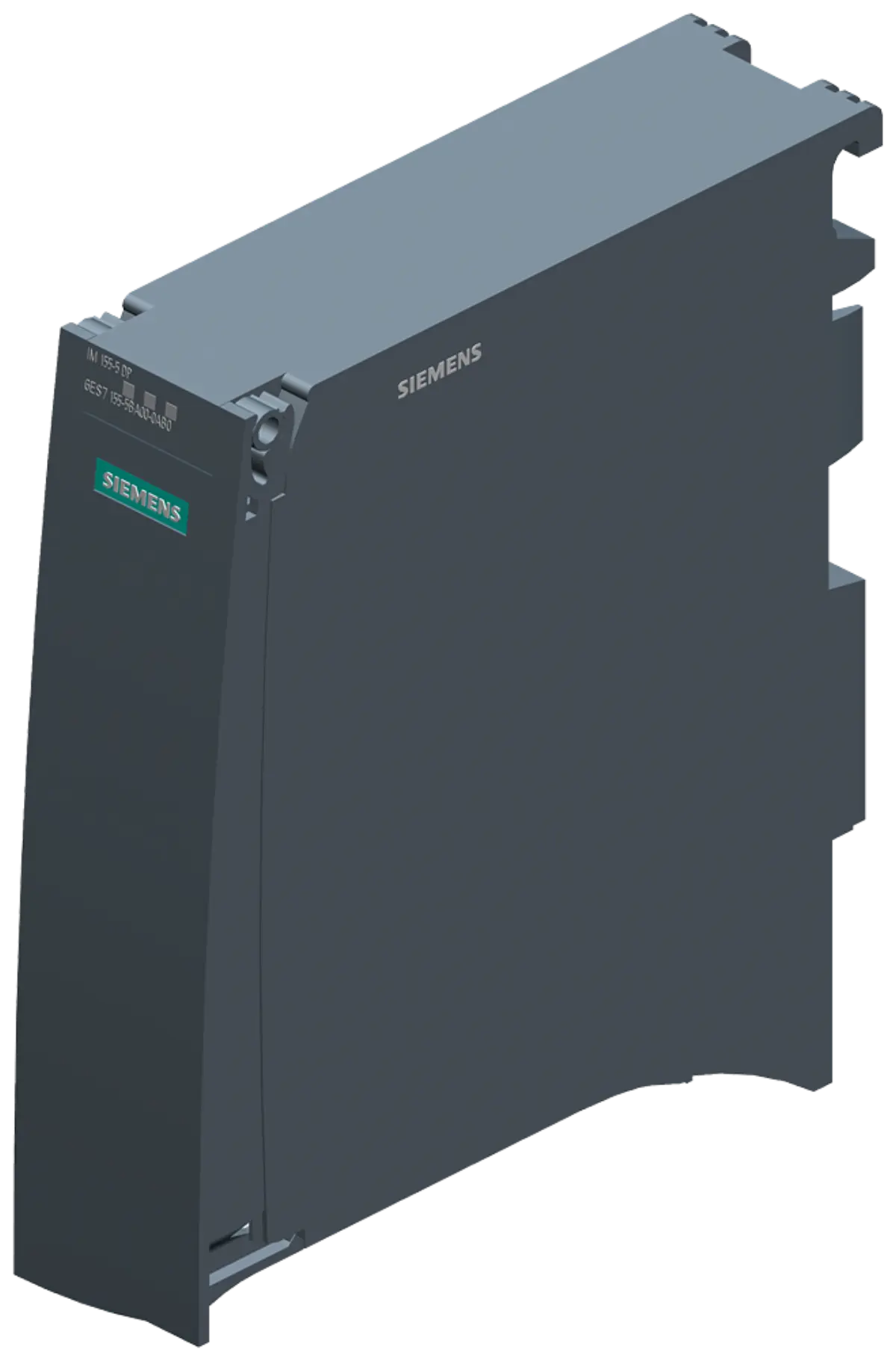 Front view of Siemens 6AG1155-5BA00-2AB0 SIPLUS IM155-5 DP module
