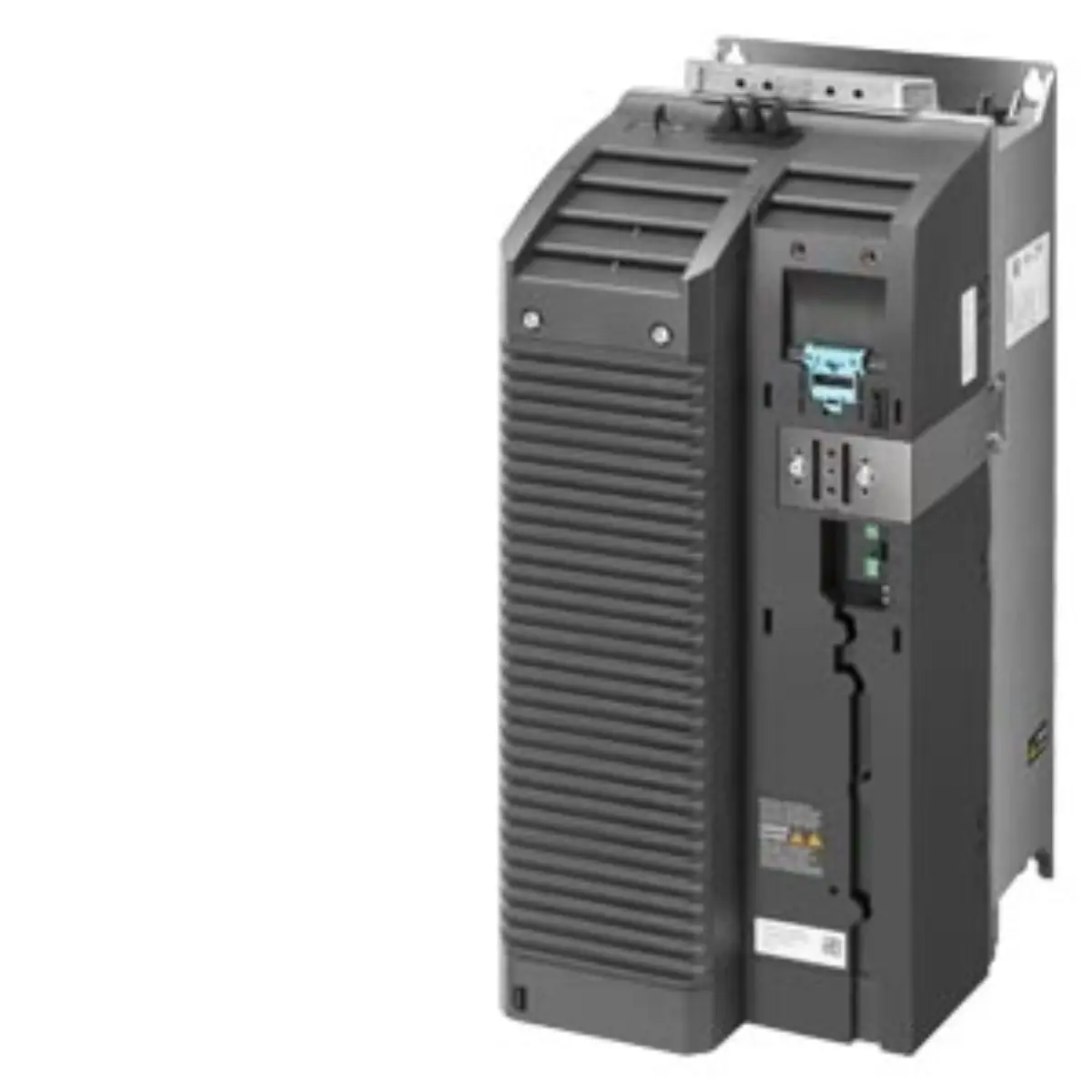 Front view of Siemens 6AG1210-1PE26-2AL0 industrial drive module