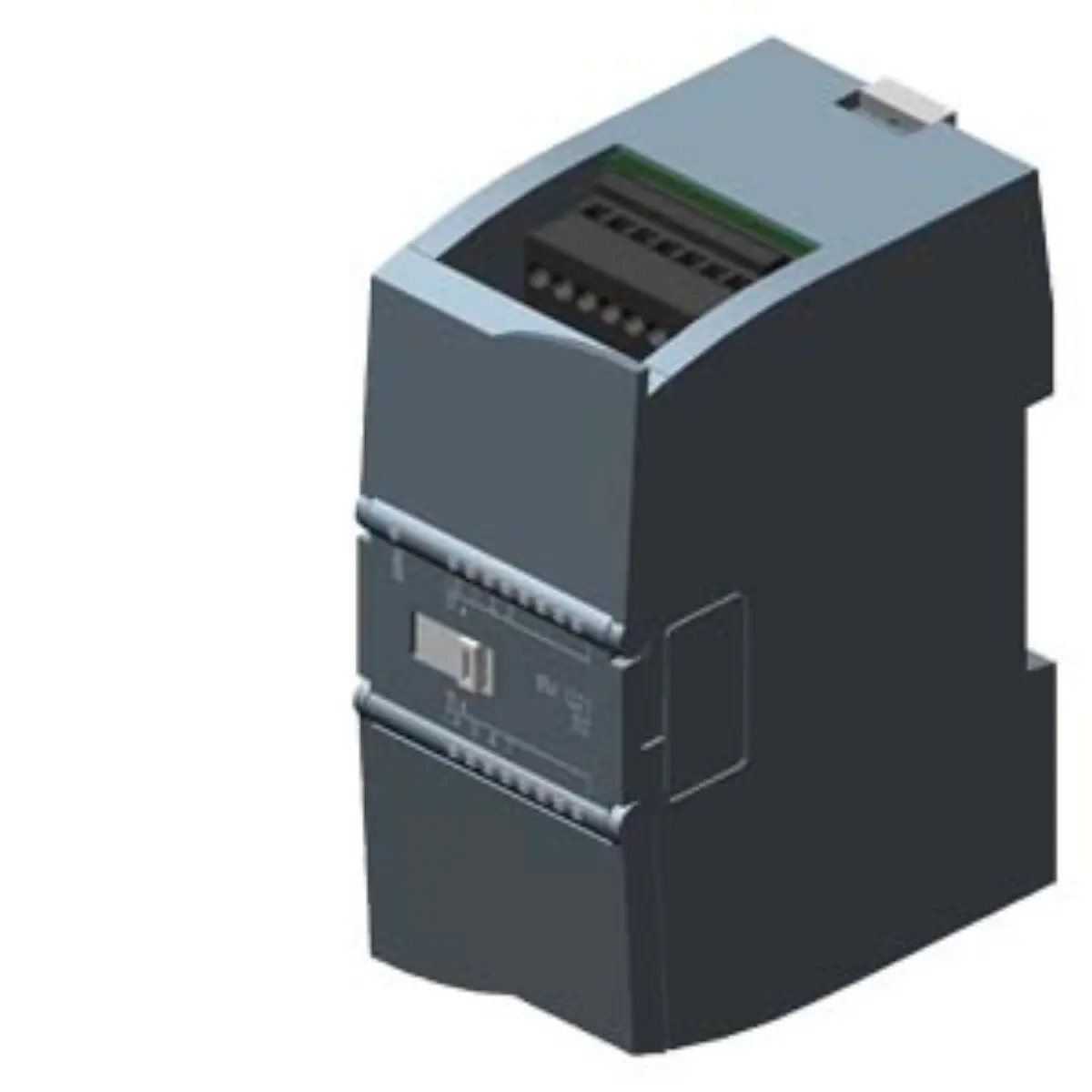 Front view of Siemens 6AG1221-1BF32-4XB0 digital input module with conformal coating