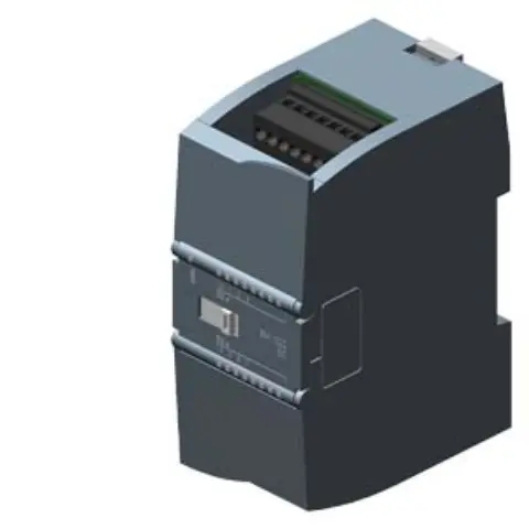 Front view of Siemens 6AG1222-1BF32-4XB0 digital output module with labeling