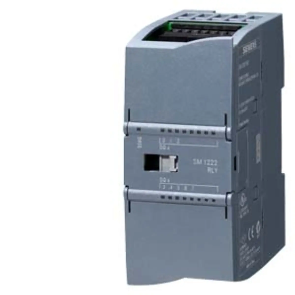 Front view of Siemens 6AG1222-1HF32-2XB0 digital output module with conformal coating