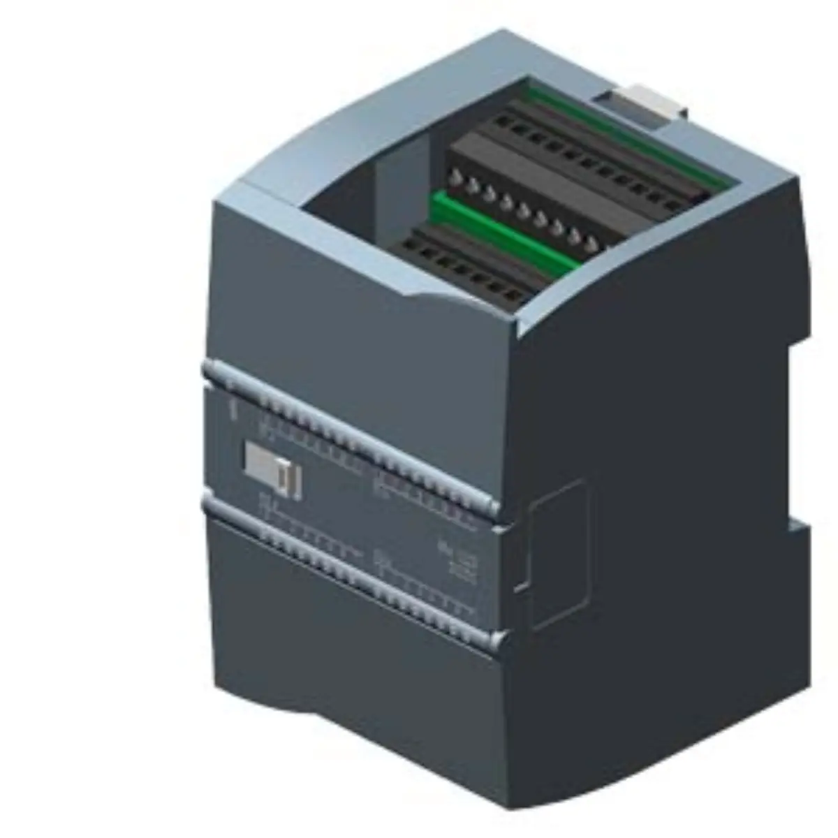 Front view of Siemens 6AG1223-1BL32-4XB0 digital I/O module with label