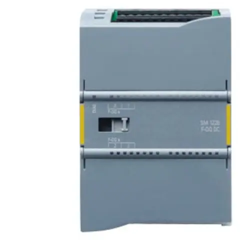 Front view of Siemens 6AG1226-6DA32-5XB0 industrial I/O module with labeling