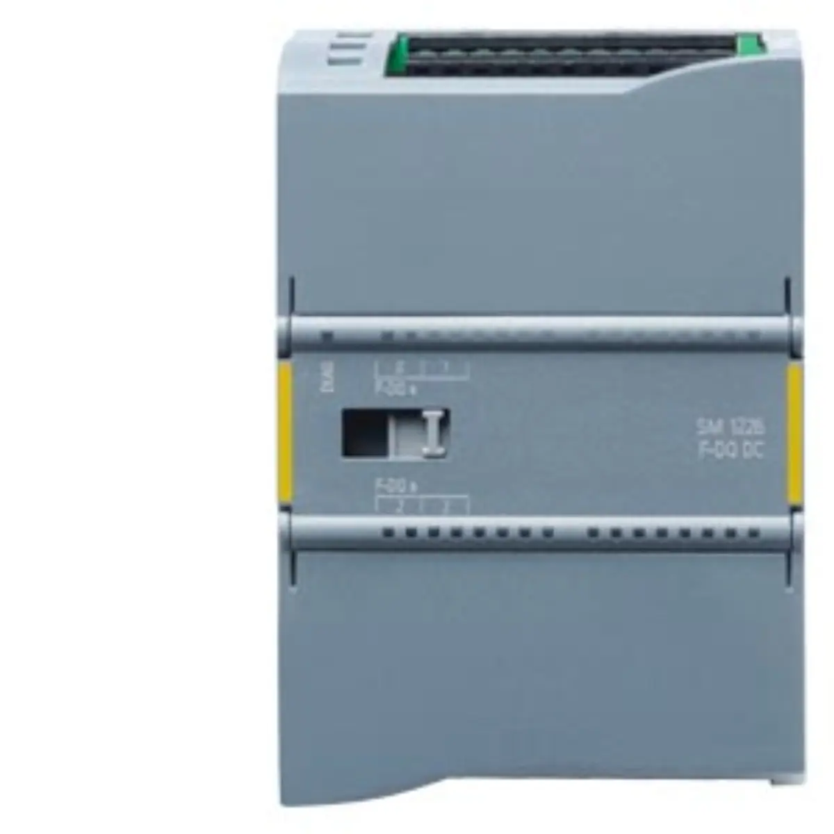 Front view of Siemens 6AG1226-6DA32-5XB0 industrial I/O module with labeling