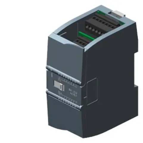 Front view of Siemens 6AG1231-4HD32-4XB0 analog input module with conformal coating