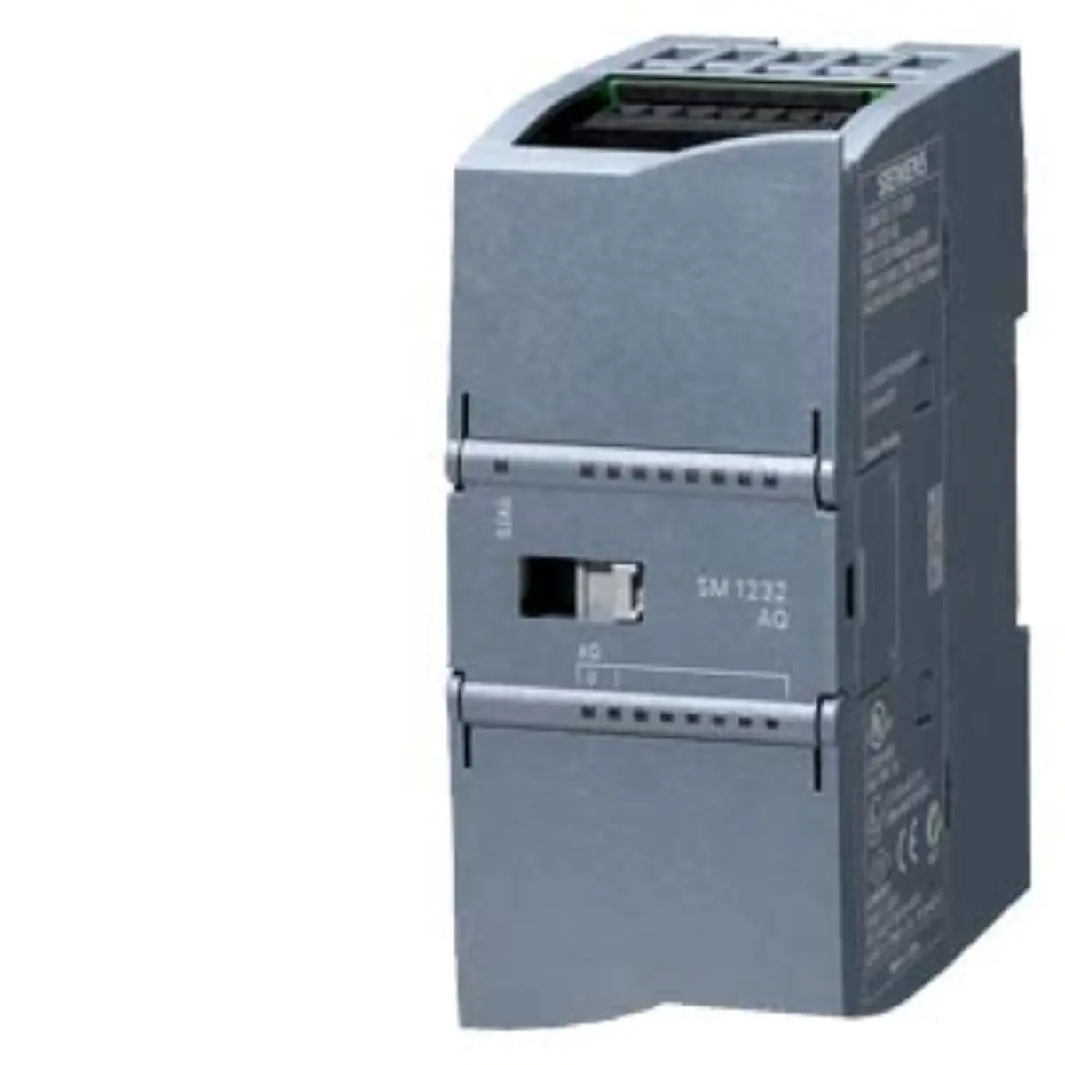Front view of Siemens 6AG1232-4HD32-4XB0 module with conformal coating