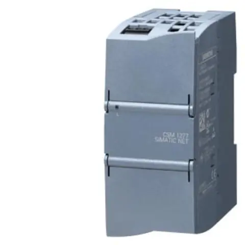 Front view of the Siemens 6AG1277-1AA10-2AA0 compact switch module with labeling