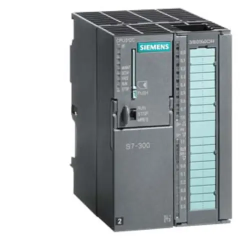 Front view of Siemens 6AG1312-5BF04-7AB0 compact CPU module