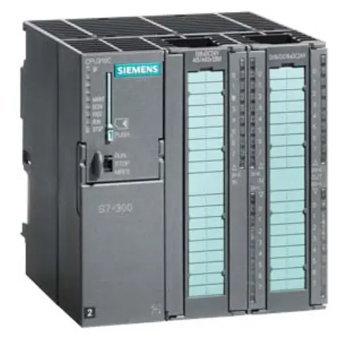 Front view of Siemens 6AG1313-5BG04-7AB0 compact CPU module