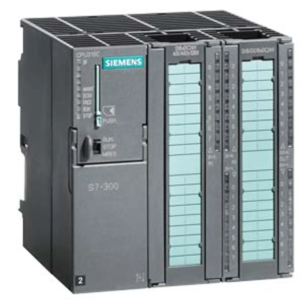 Front view of Siemens 6AG1313-5BG04-7AB0 compact CPU module