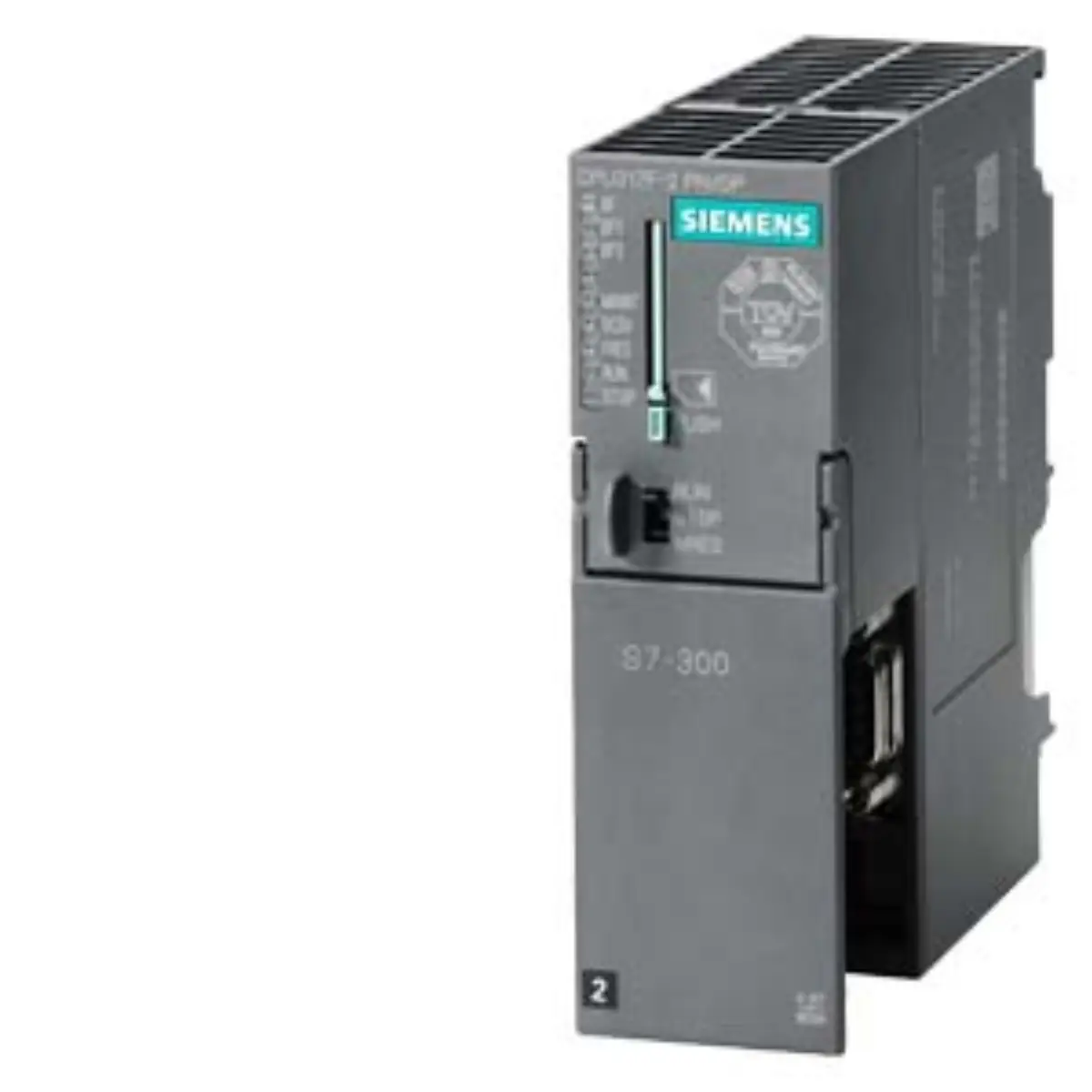 Front view of Siemens 6AG1317-2FK14-2AB0 CPU module with label