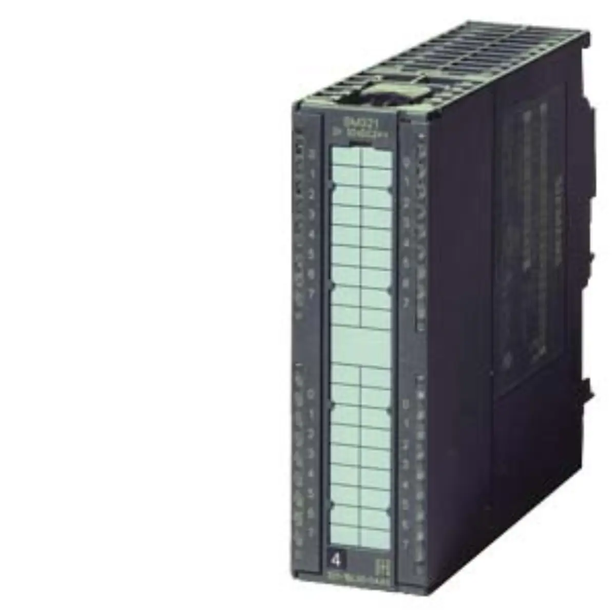 Front view of Siemens 6AG1321-7RD00-4AB0 SIPLUS S7-300 digital input module with label