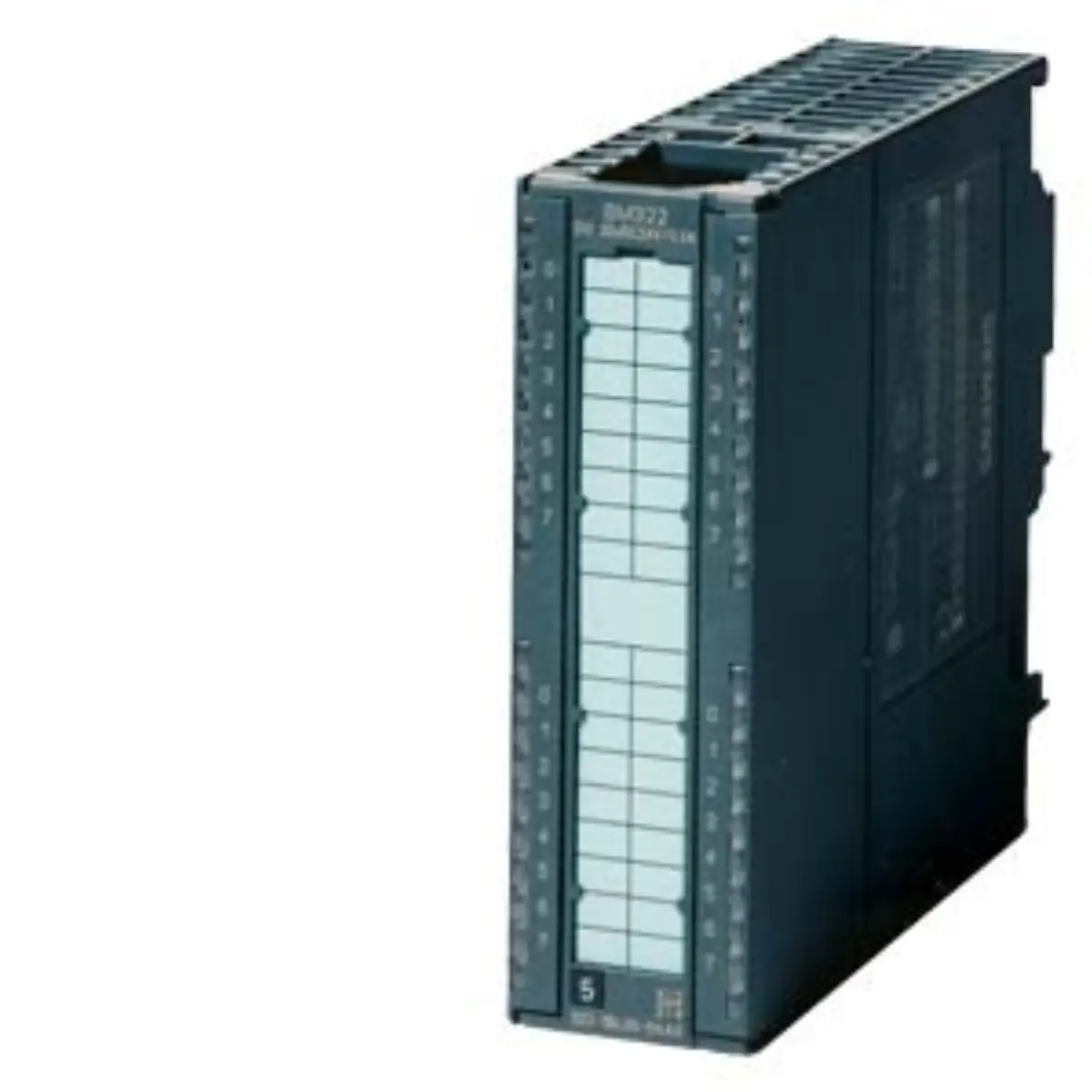 Front view of Siemens 6AG1322-5FF00-4AB0 I/O module with terminal connections