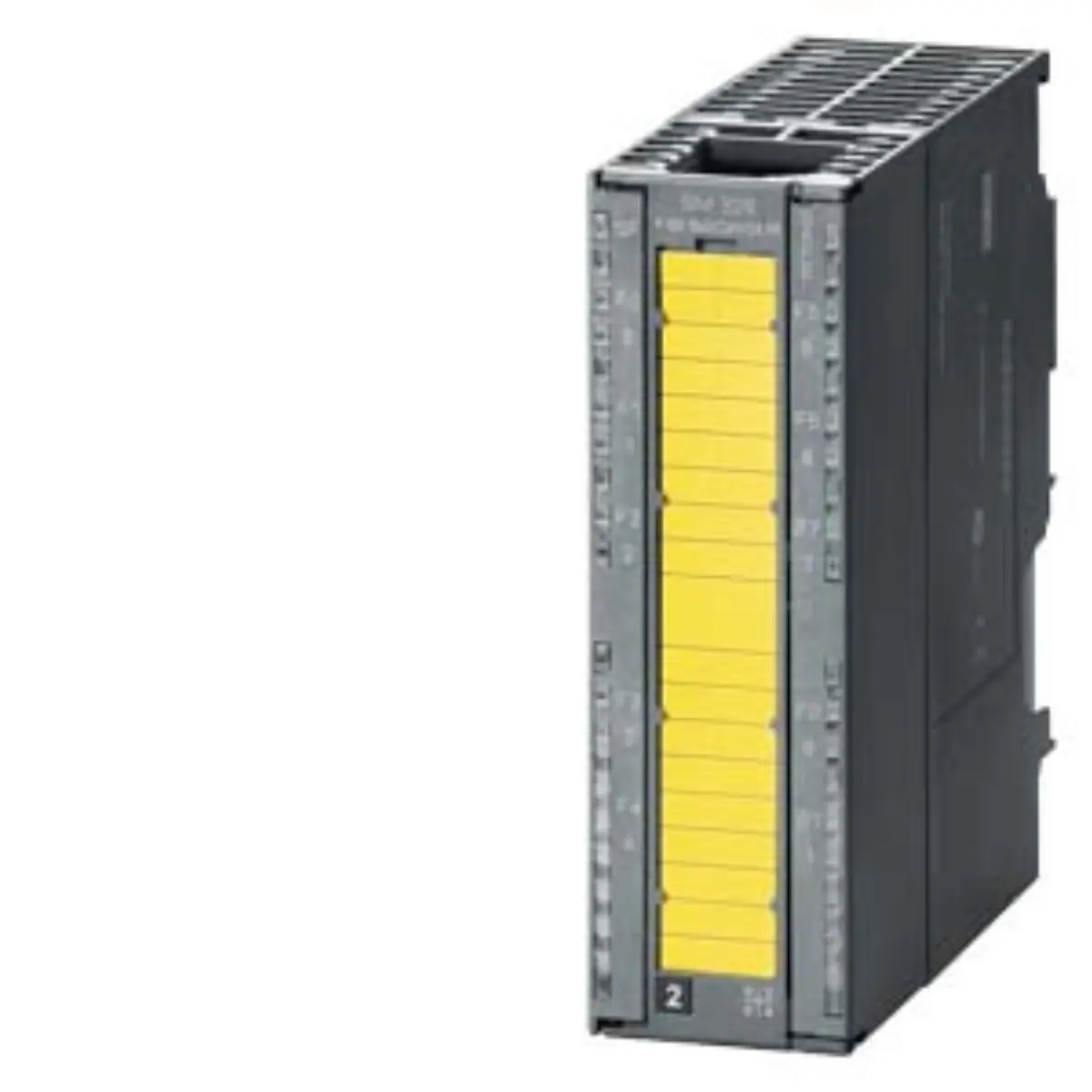 Front view of Siemens 6AG1326-2BF10-2AB0 I/O module with label