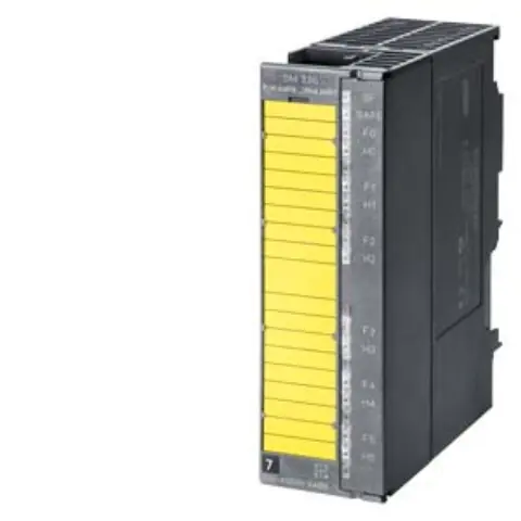 Front view of Siemens 6AG1336-4GE00-2AB0 industrial I/O module component