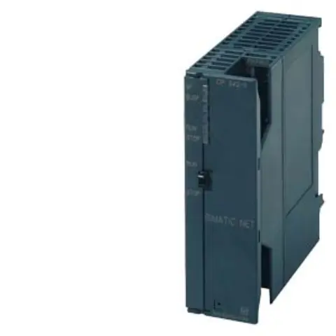 Front view of Siemens 6AG1342-5DA03-7XE0 CP 342-5 module