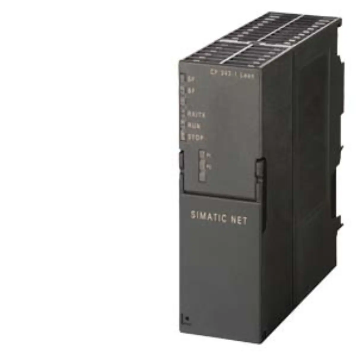 Front view of Siemens 6AG1343-1CX10-2XE0 industrial module