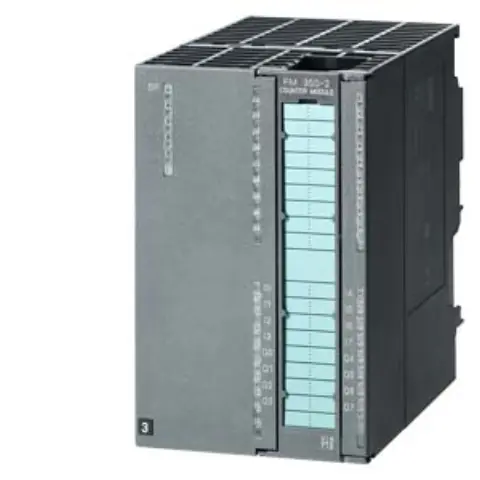 Front view of the Siemens 6AG1350-2AH01-4AE0 counter module unit