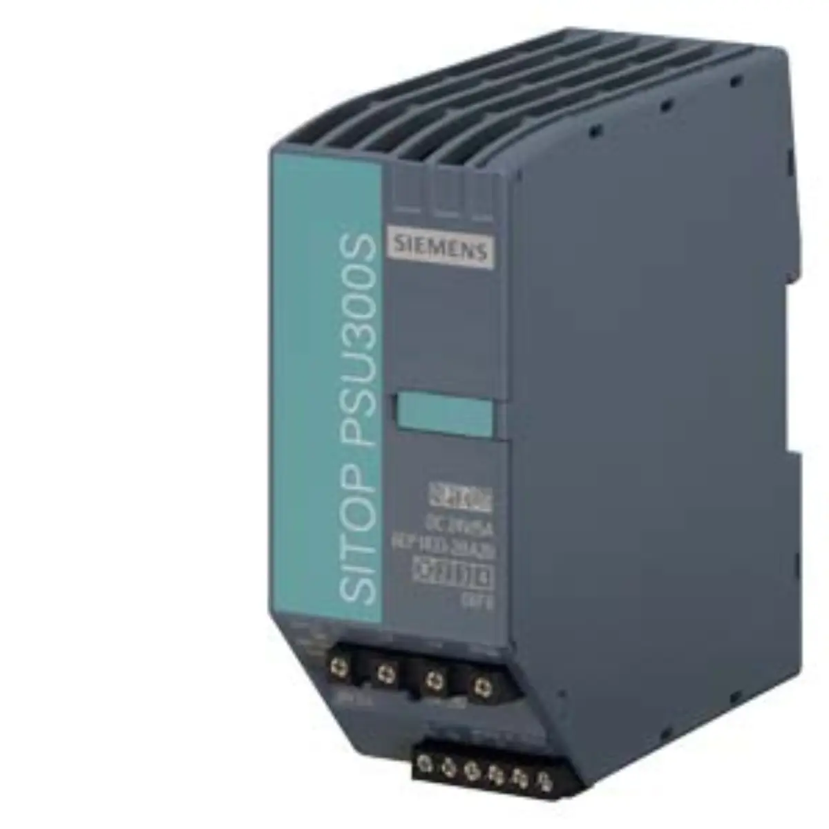 Front view of Siemens 6AG1433-2BA20-7AA0 industrial power supply unit with terminal blocks