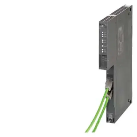 Front view of the 6AG1443-1EX30-4XE0 SIPLUS NET CP 443-1 industrial Ethernet switch unit
