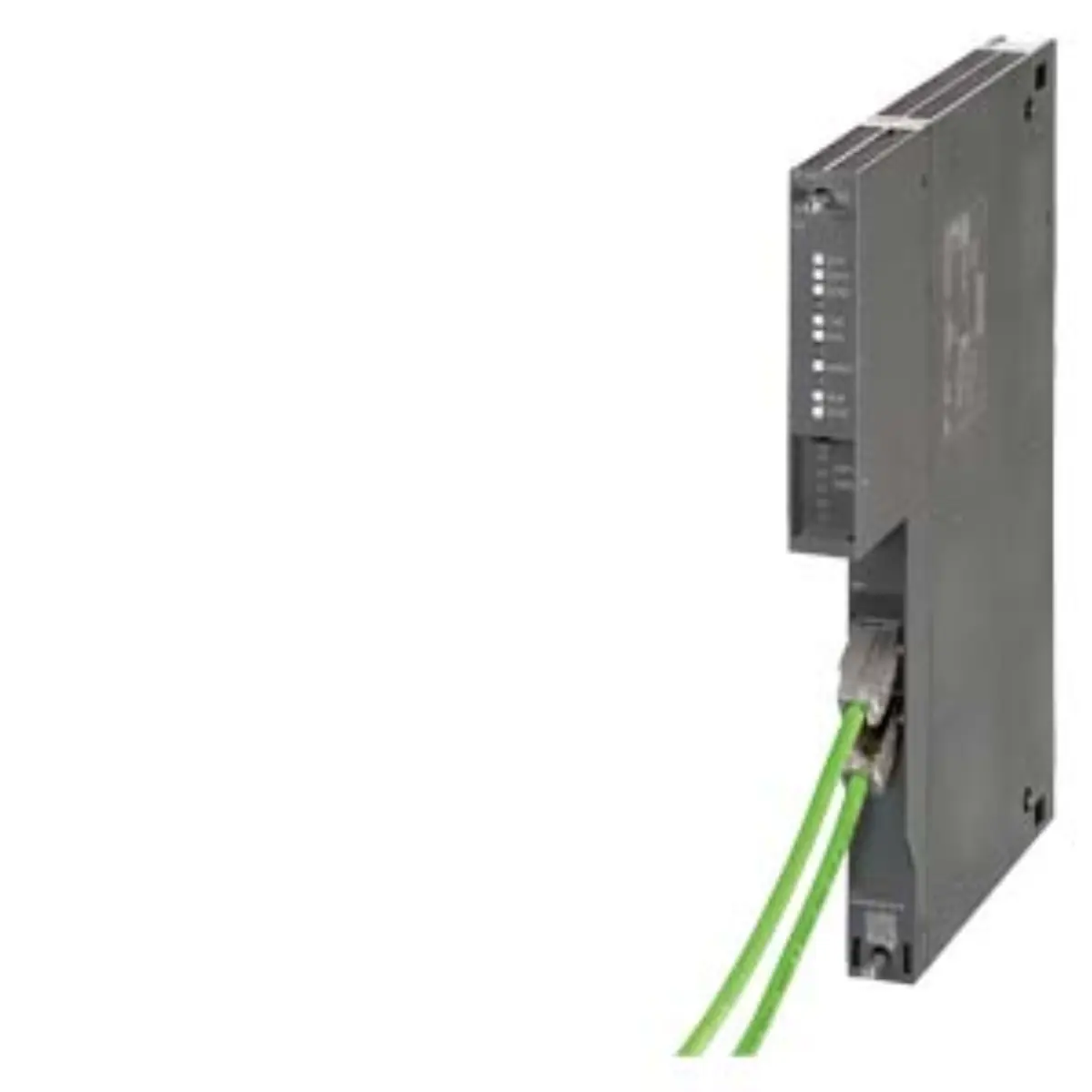 Front view of the 6AG1443-1EX30-4XE0 SIPLUS NET CP 443-1 industrial Ethernet switch unit