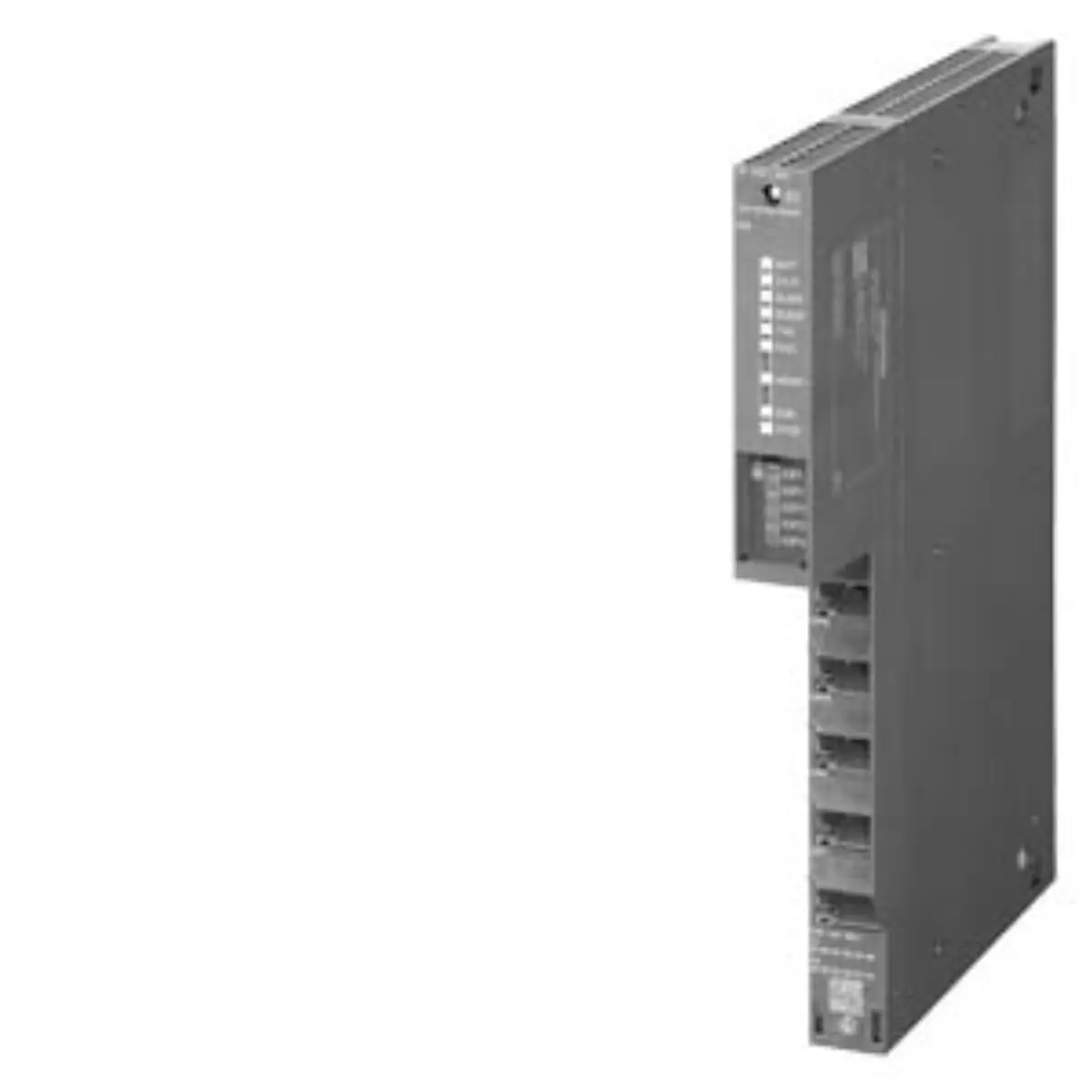 Front view of Siemens 6AG1443-1GX30-4XE0 industrial network controller module