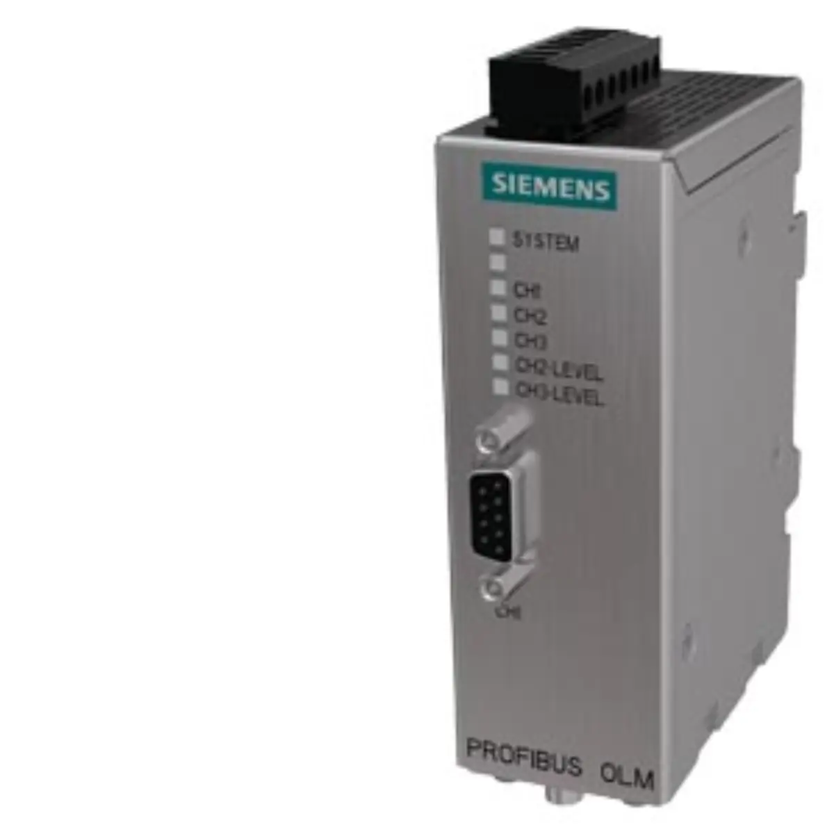 Front view of Siemens 6AG1503-3CC00-2AA0 SIPLUS NET OLM G12-1300 V4.0 optical link module