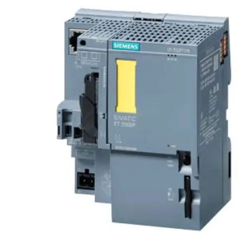 Front view of Siemens 6AG1512-1SK01-2AB0 CPU module with label