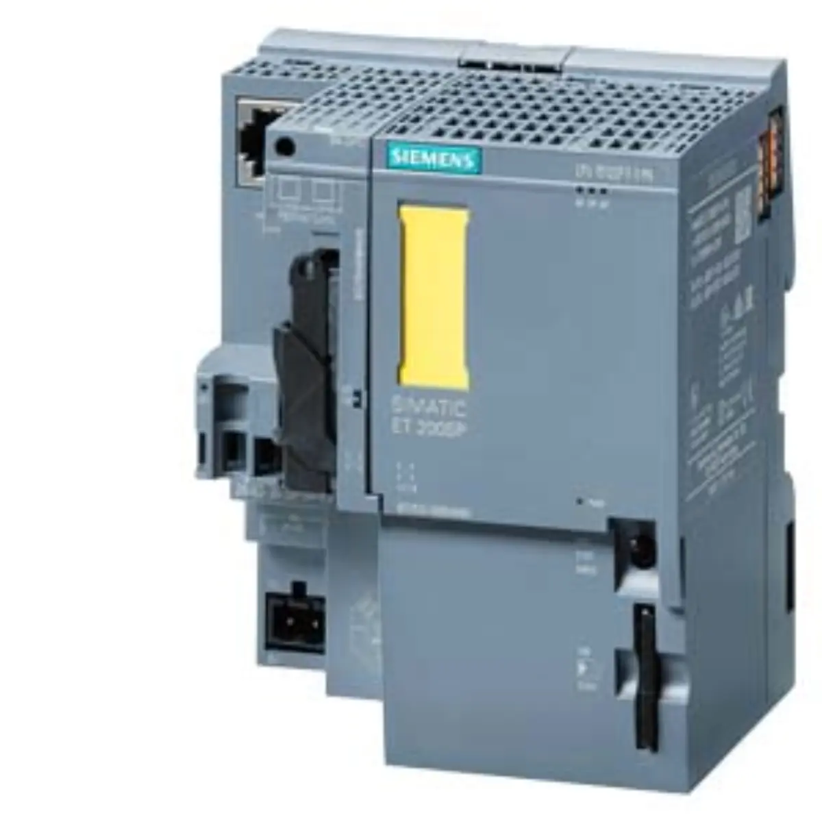 Front view of Siemens 6AG1512-1SK01-2AB0 CPU module with label