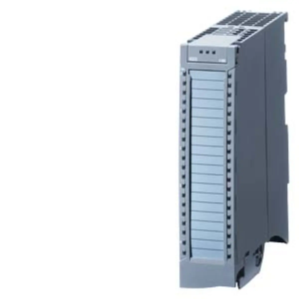Front view of Siemens 6AG1532-5HF00-7AB0 analog output module with labeling