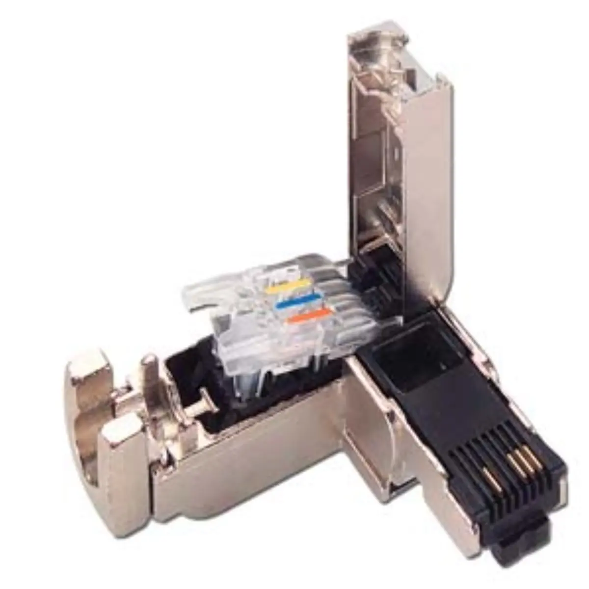 Siemens 6AG1901-1BB20-7AA0 RJ45 plug with metal enclosure and 90-degree outlet