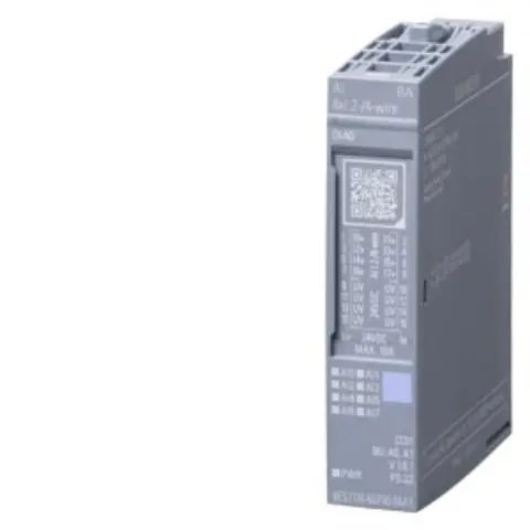 Front view of Siemens 6AG2134-6GF00-4AA1 analog input module