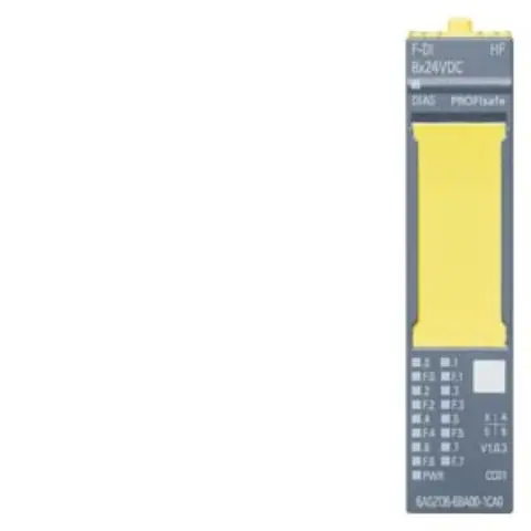Front view of Siemens 6AG2136-6DB00-1CA0 module with conformal coating