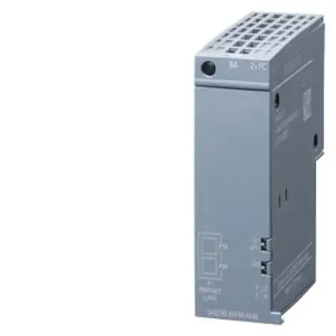 Front view of Siemens 6AG2193-6AF00-4AA0 module showing connection ports