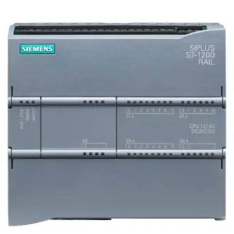 Front view of Siemens 6AG2214-1AG40-1XB0 PLC CPU module