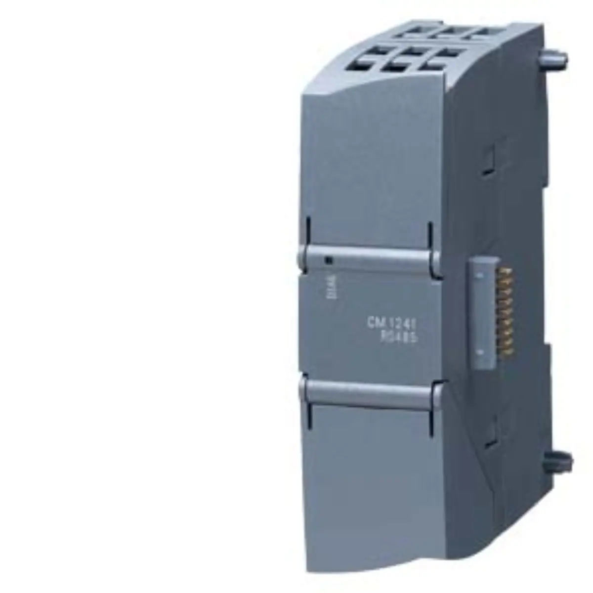 Front view of Siemens 6AG2241-1CH32-1XB0 PLC module with connector ports
