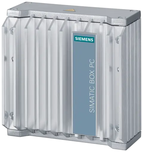 Front view of Siemens 6AG4021-0AB11-1BA0 SIMATIC IPC127E box PC