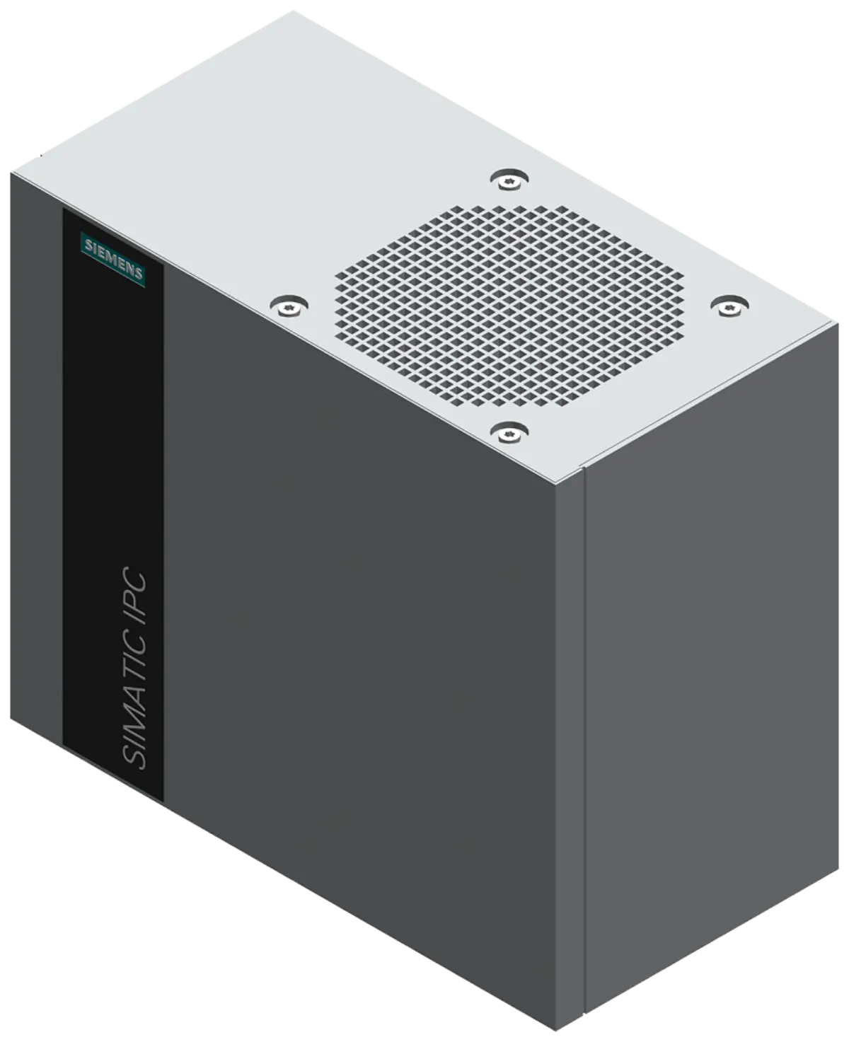 Front view of Siemens 6AG4025-0DE20-6CA0 SIMATIC IPC527G Box PC industrial computer