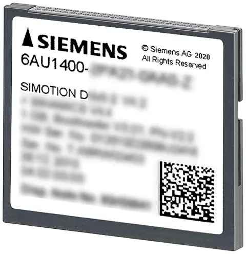 Siemens 6AU1400-2QA20-0AA0 SIMOTION D4x5-2 Control Unit label view