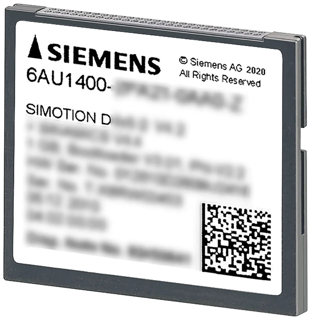 Siemens 6AU1400-2QA20-0AA0 SIMOTION D4x5-2 Control Unit label view