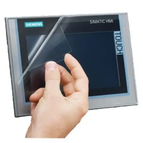 Siemens 6AV2124-6DJ00-0AX0 protective film packaging and sample film sheet