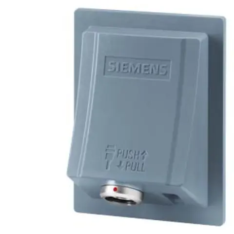 Front view of Siemens 6AV2125-2AE03-0AX0 connection box unit