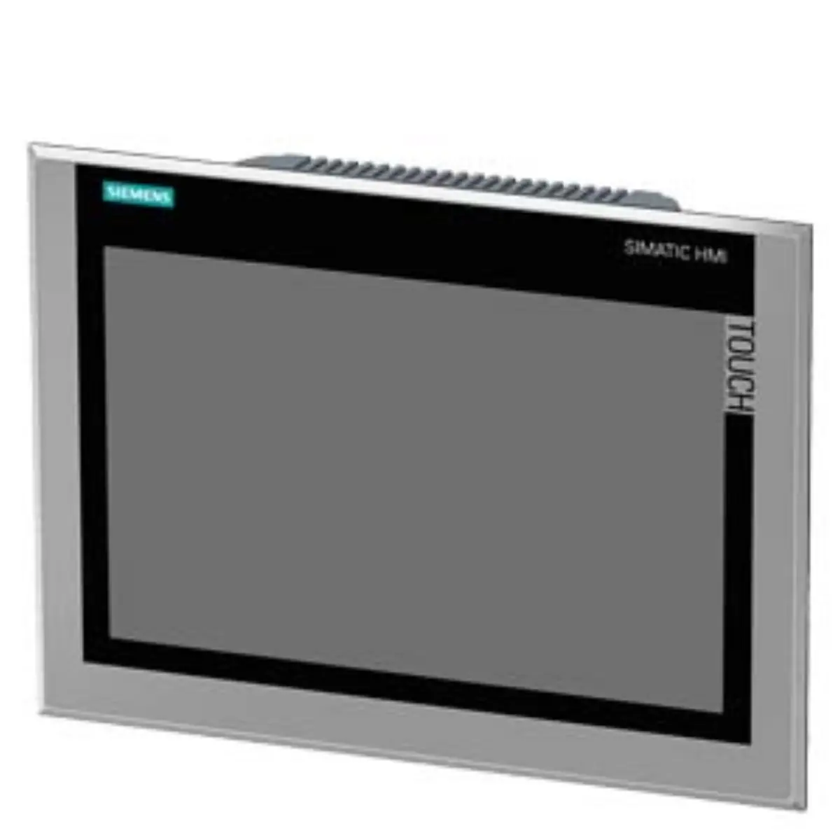 Front view of Siemens 6AV2144-8MC10-0AA0 TP1200 Comfort INOX HMI panel