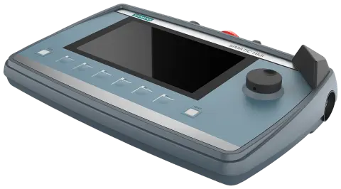 Front view of Siemens 6AV2145-8GB00-0AA0 mobile panel with 7-inch display