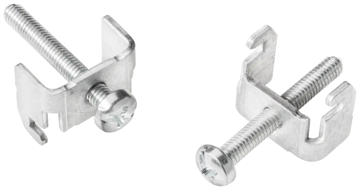 Siemens 6AV6671-8XK00-0AX3 steel mounting clips for industrial flat panel display