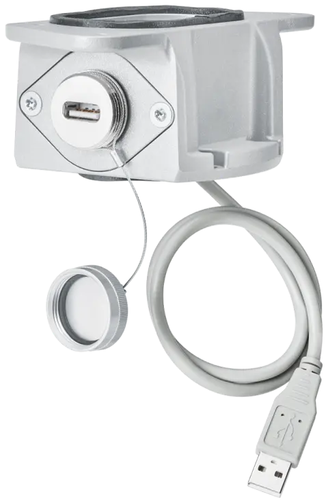 Siemens 6AV7674-1LX00-0AA0 USB interface extension component with protective cap and mounting screws