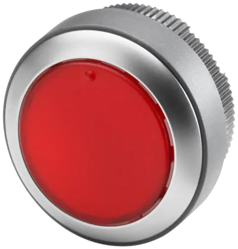 Siemens 6AV7674-1MB00-0AA0 illuminated pushbutton with white LED and mounting accessories